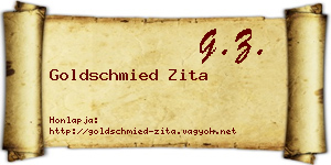 Goldschmied Zita névjegykártya